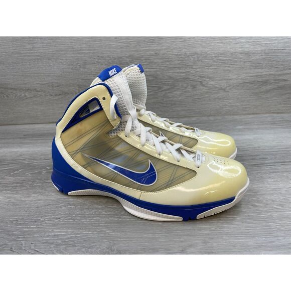 Nike Hyperize Flywire 367181-141 Men's Sneaker Basketball 13 Beige Athletic Shoe - Picture 1 of 10
